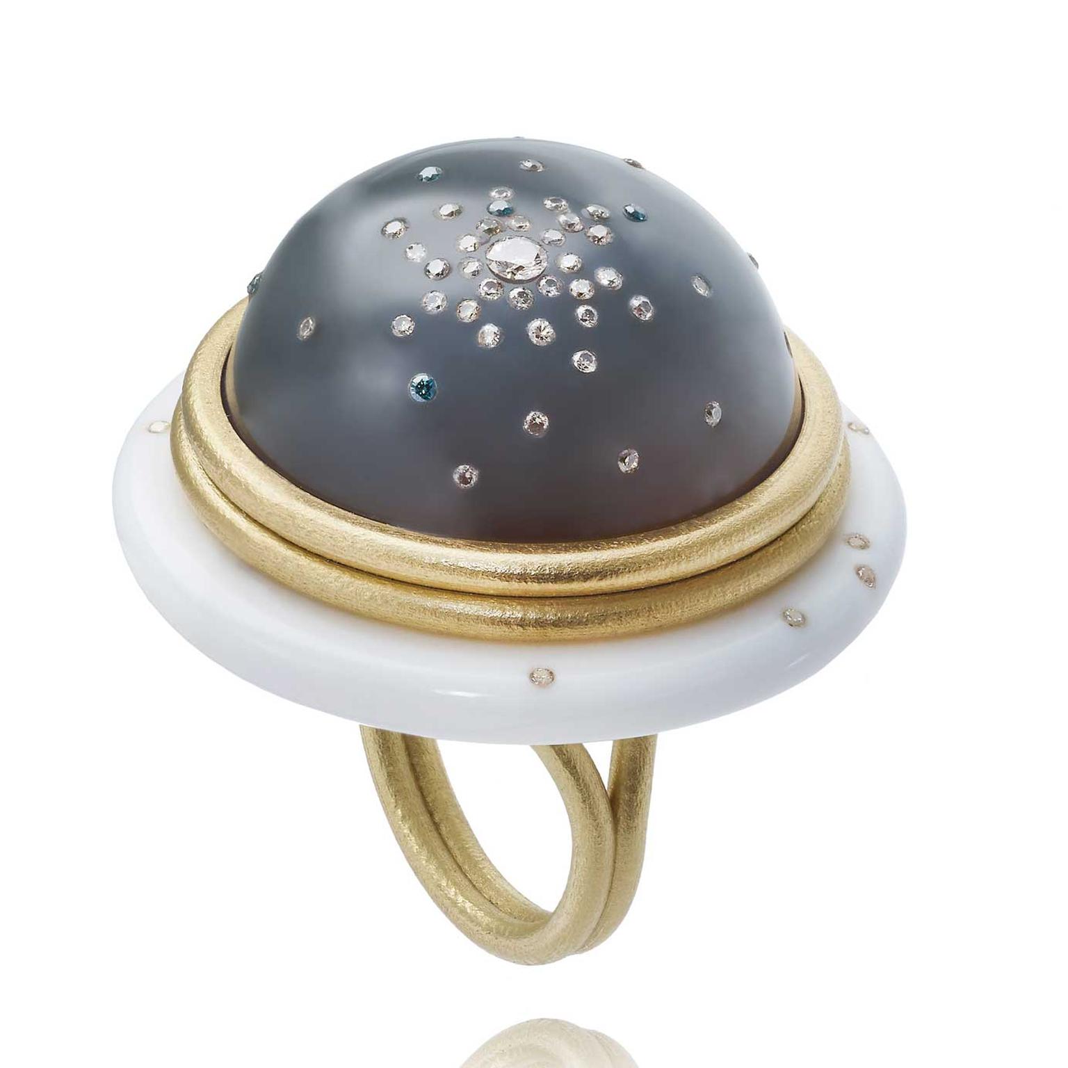 Jacqueline Cullen Galactica UFO ring