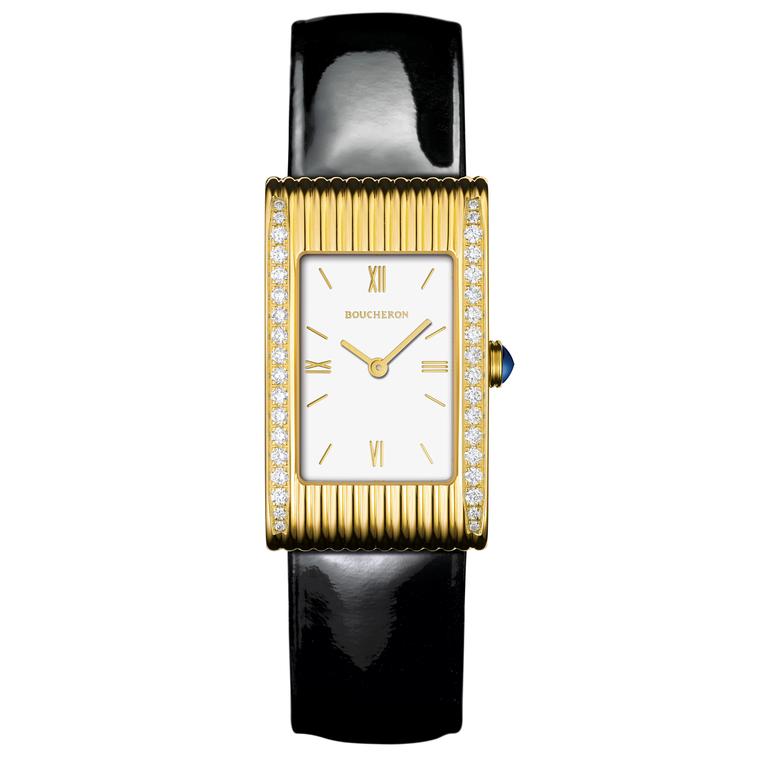 Boucheron Reflet medium watch in yellow gold