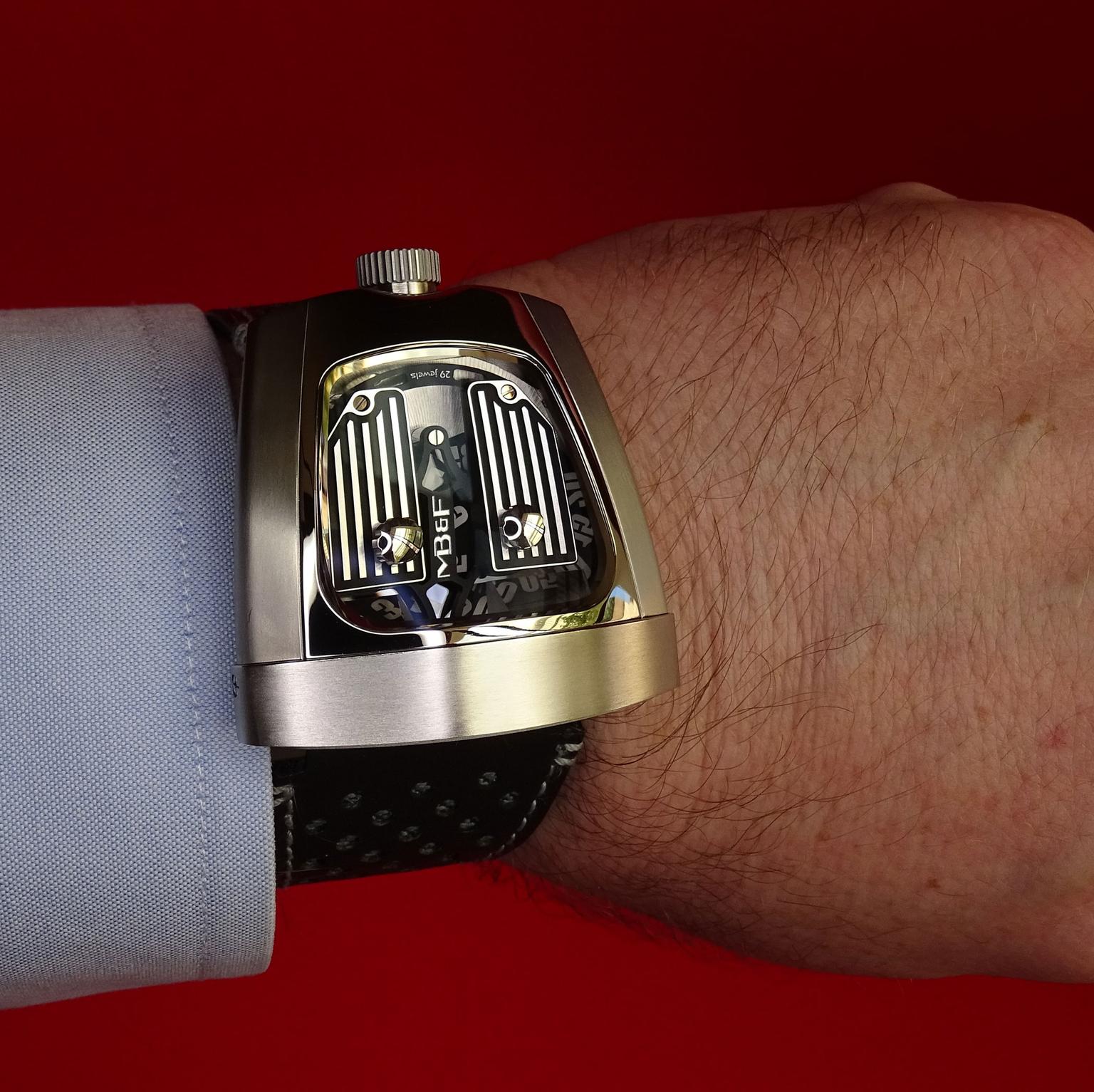 SIAR Madrid MB &F HMX spaceship watch