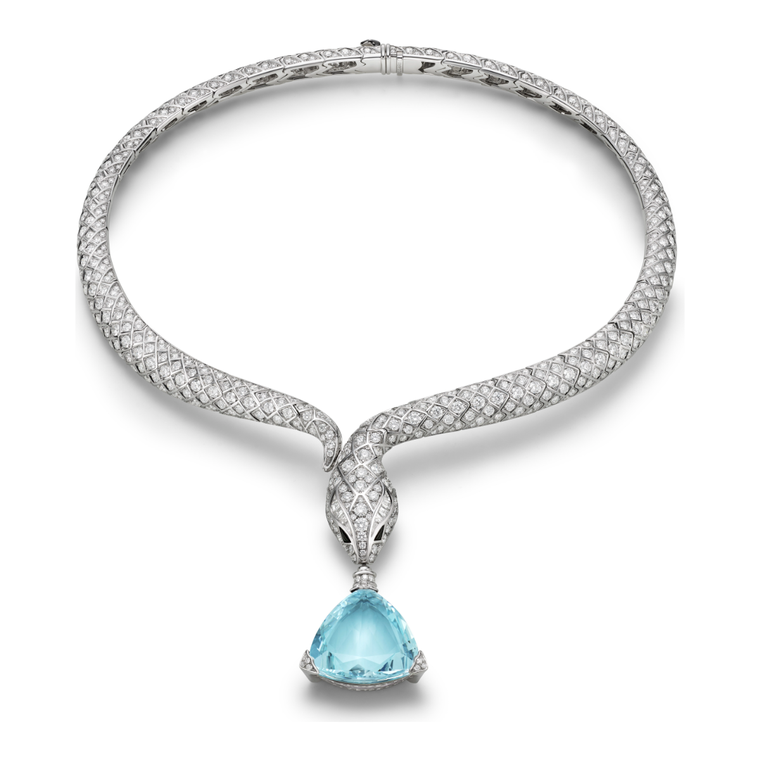 Bvlgari NY Serpenti Falling Drops necklace 
