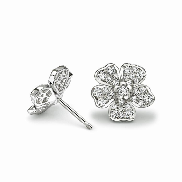 David Marshall gold and diamond earrings