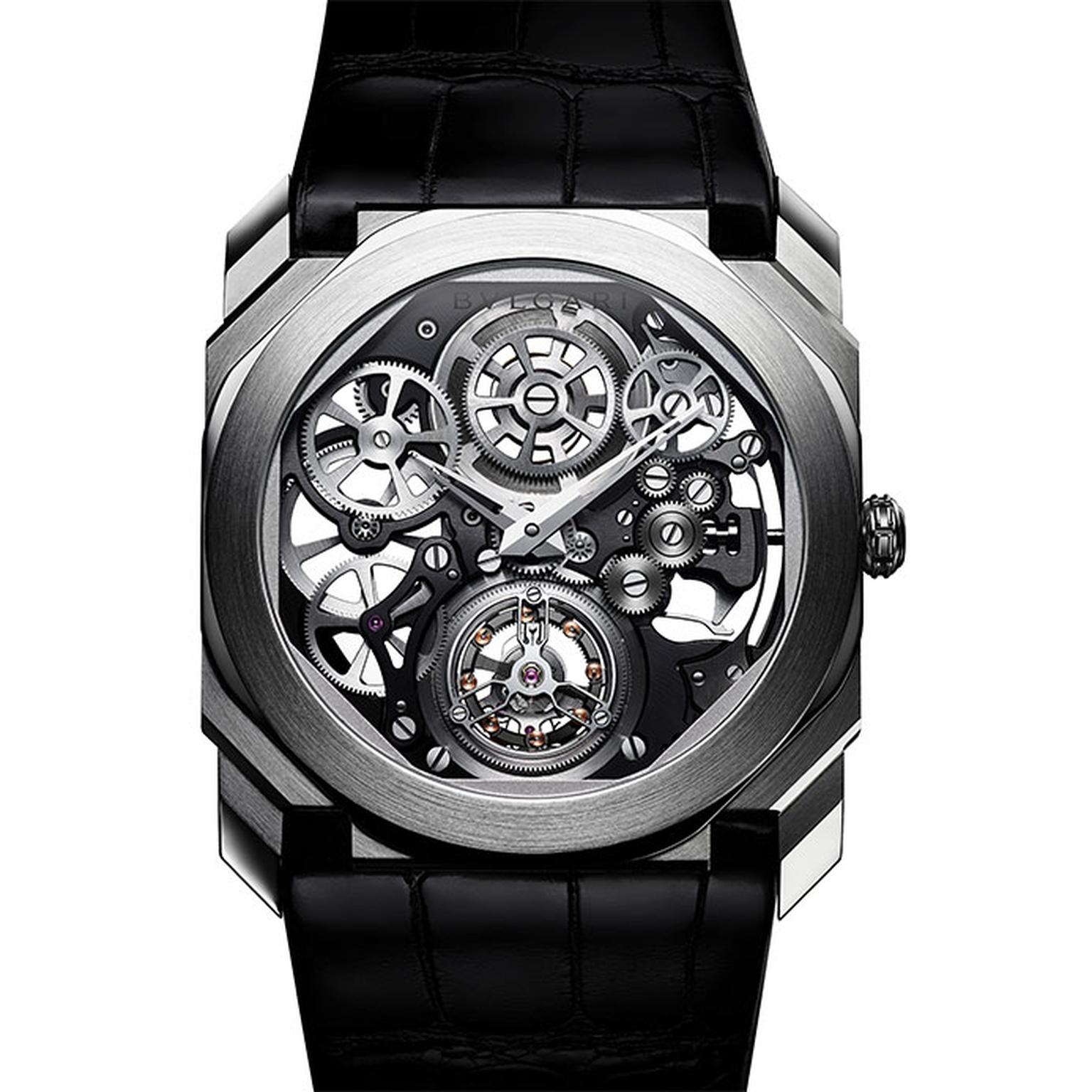 Octo Finissimo Tourbillon Skeleton watch | Bulgari | The Jewellery Editor