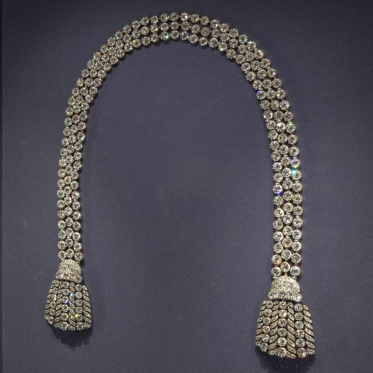 Marie Antoinette Style the Sutherland Diamond necklace and the Anglesey Diamond Négligé necklace-077