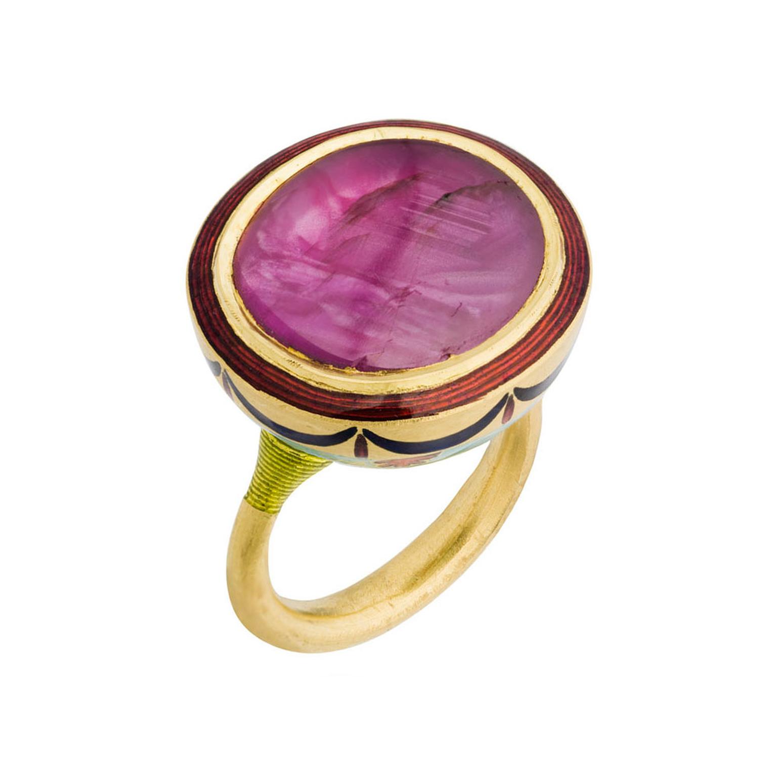 Alice Cicolini burmese ruby ring