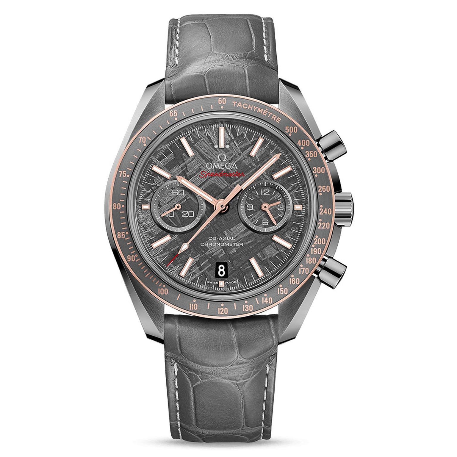 Omega Speedmaster Grey side of the Moon Meteorite