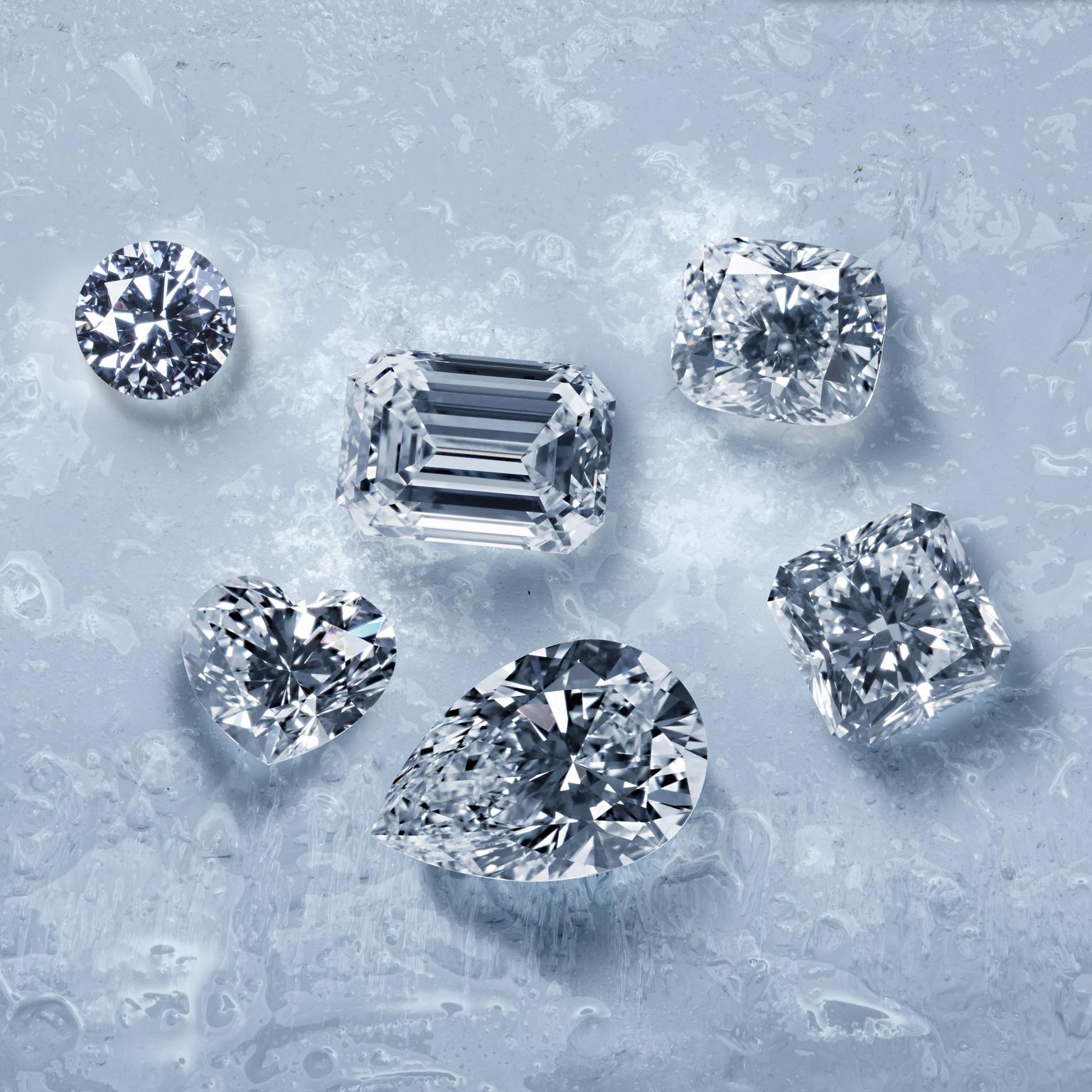 Diavik cut diamonds