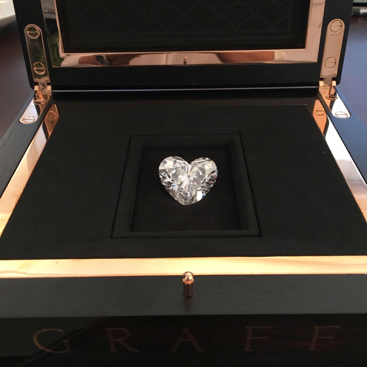 The record breaking Graff Venus heart shape diamond