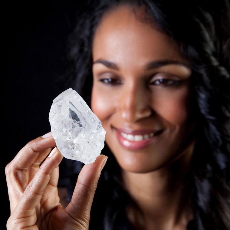 Lesedi La Rona rough diamond 