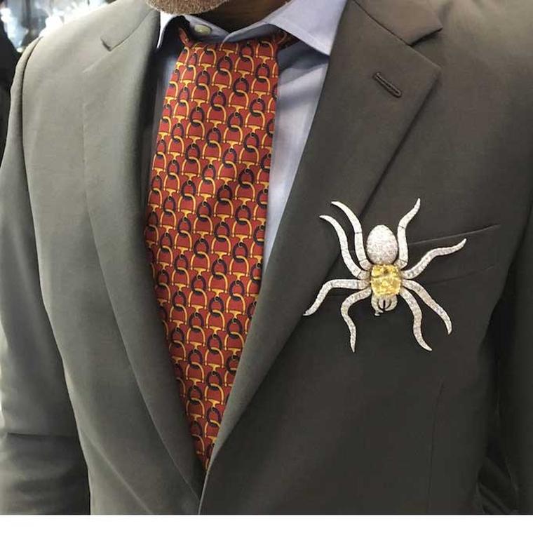 David Webb spider brooch