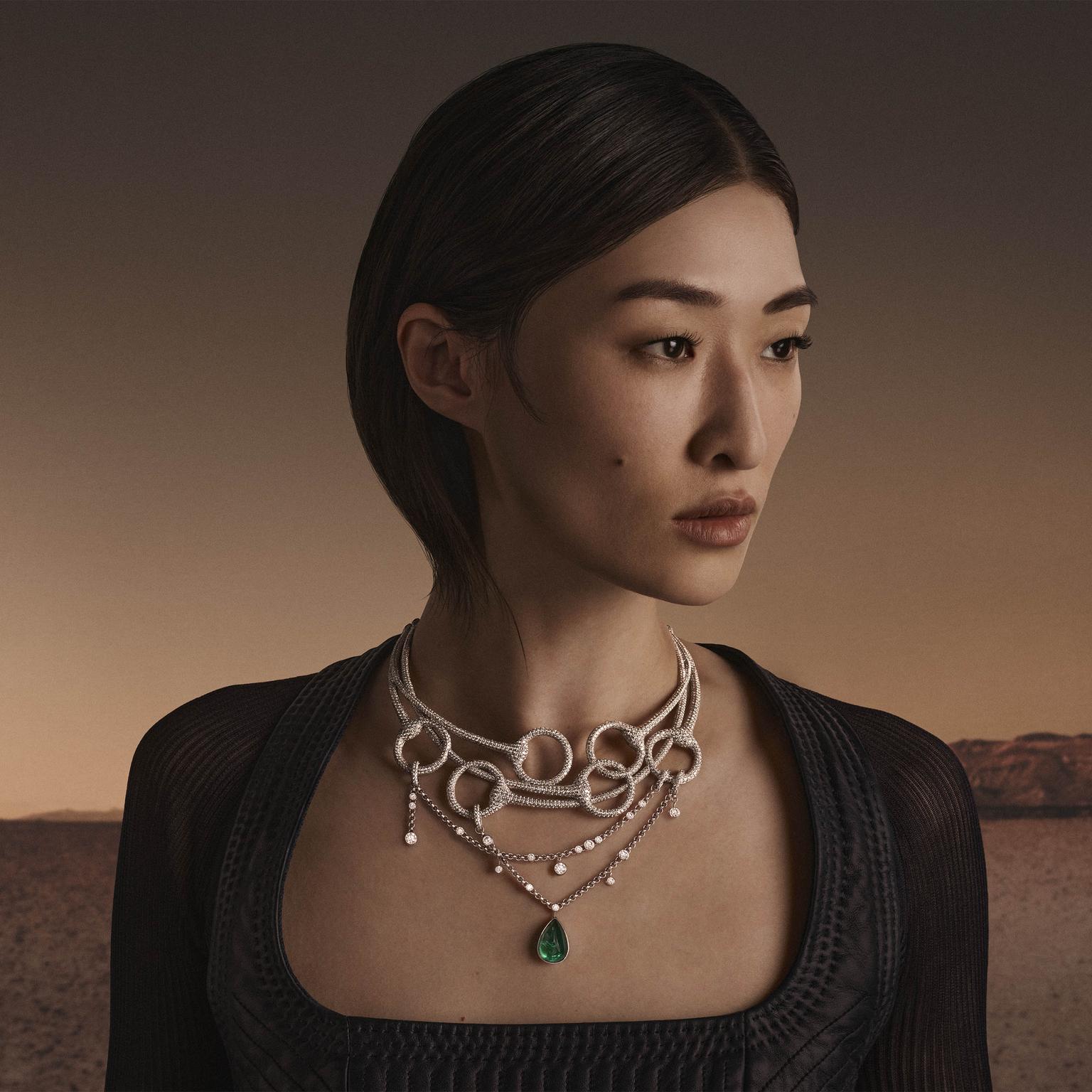 Etreintes necklace by Hermes
