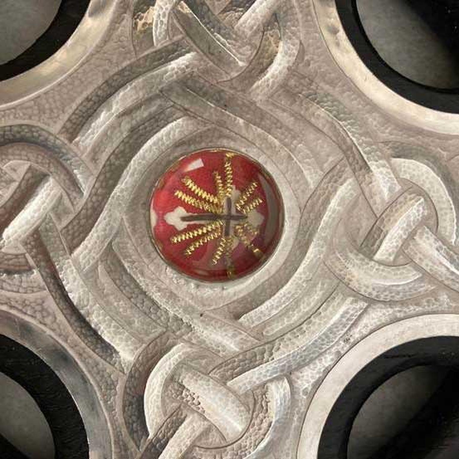 Close up of the Cross of Wales The Goldsmiths Company