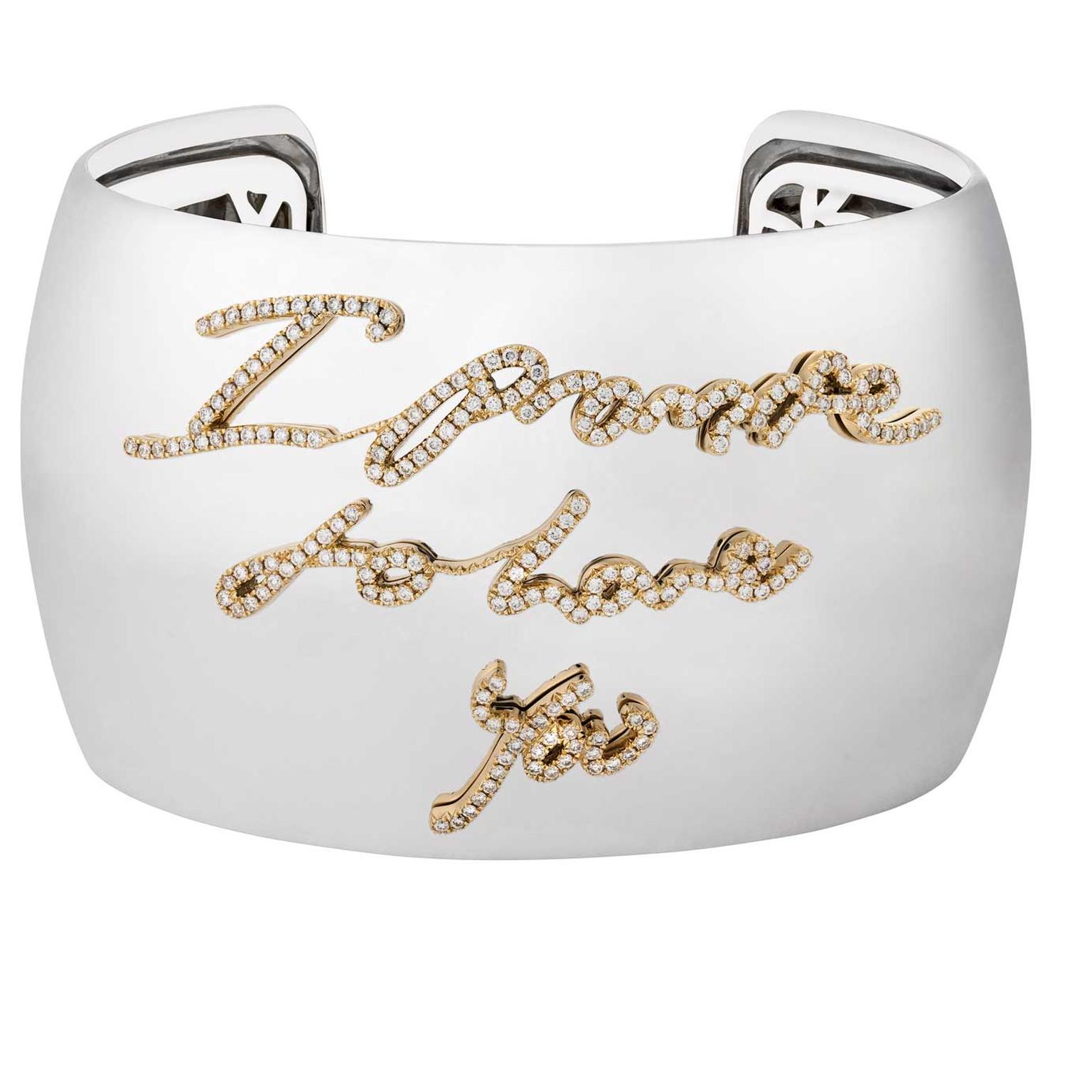 Stephen Webster Tracey Emin love cuff