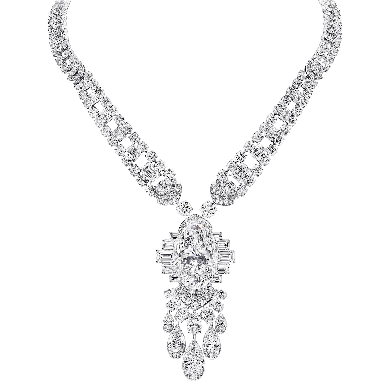 Multi-shape Diamond Necklace, Platinum & White Gold - Graff