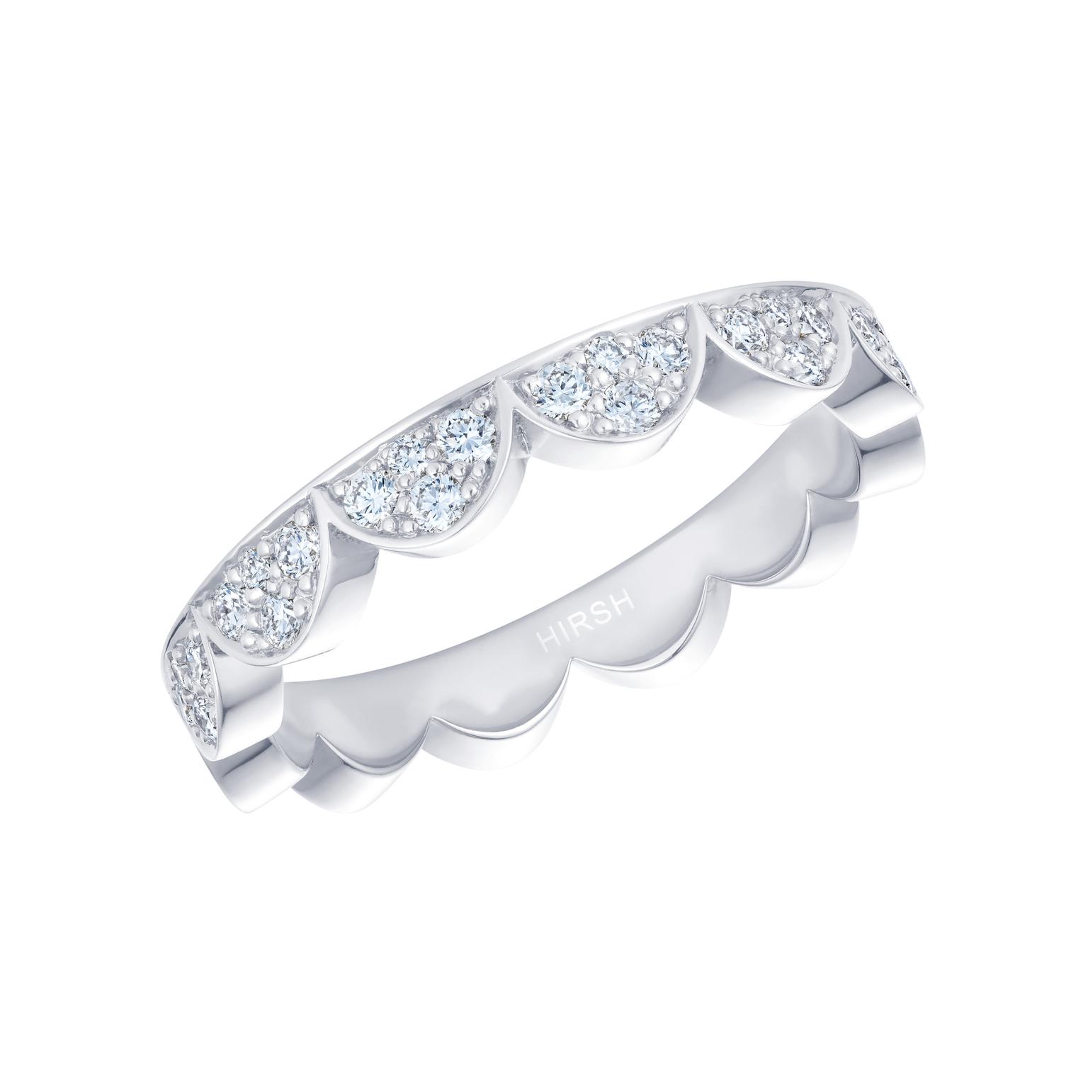 Fizz ring in platinum by Hirsh