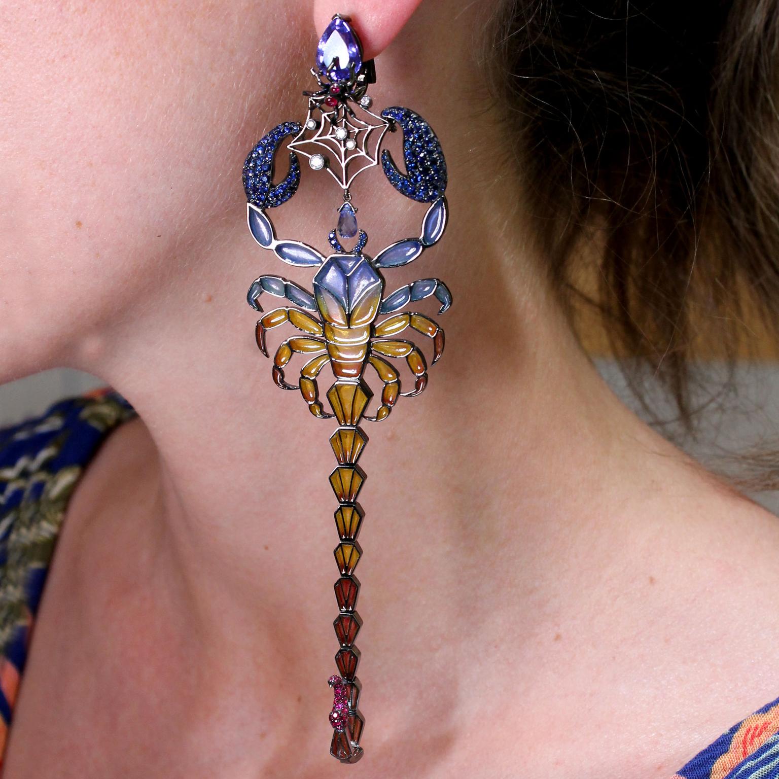 Scorpion earrings sales