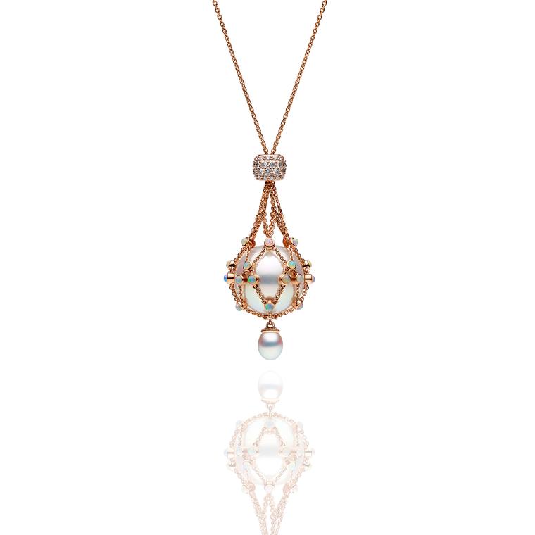 Paspaley rose gold Lavalier Opal Hero