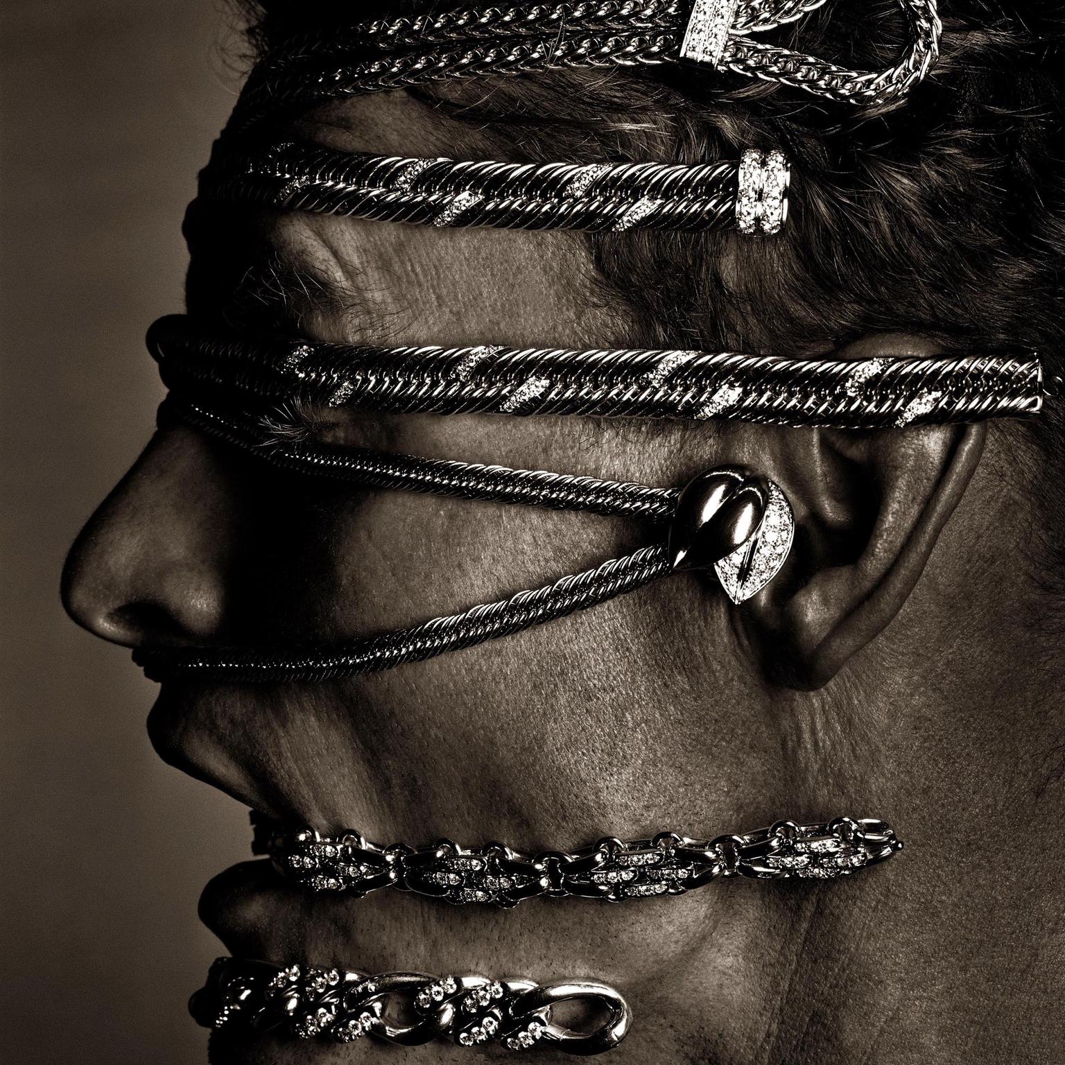 1984 Pomellato chain advertising campaign Albert Watson
