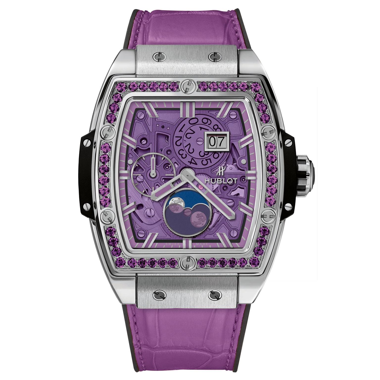 Hublot Spirit of Big Bang Moonphase Titanium Purple