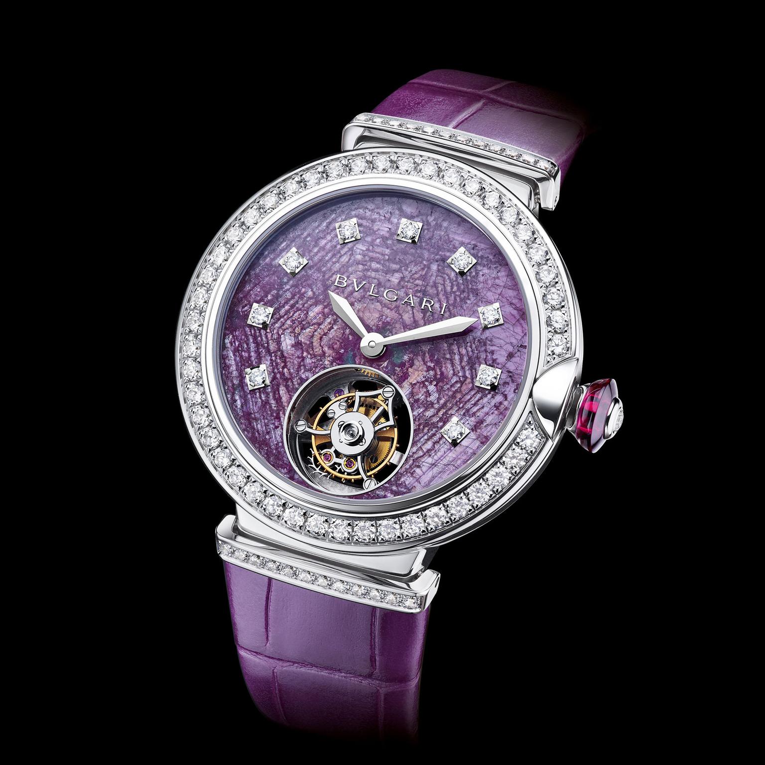 Bulgari LVCEA Tourbillon with ruby dial