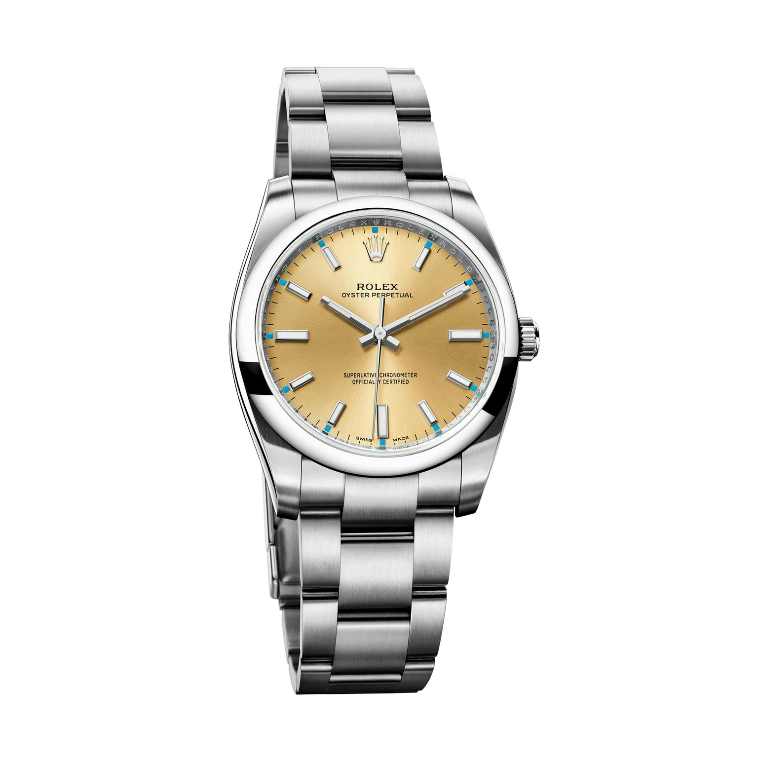 Oyster Perpetual 34mm watch | Rolex | The Jewellery Editor