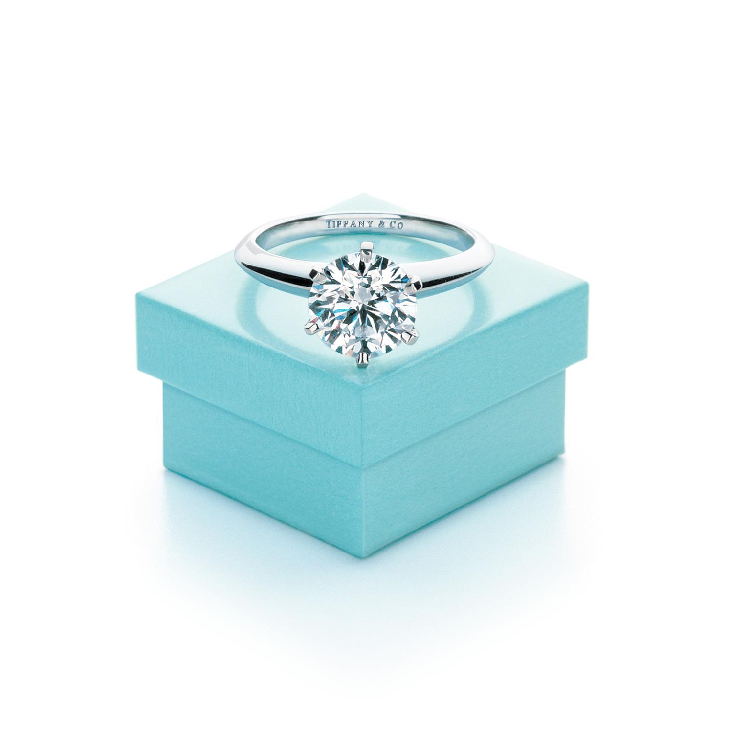 The Tiffany setting and blue box