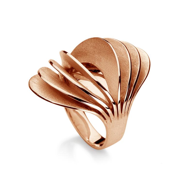 Sunny rose gold ring