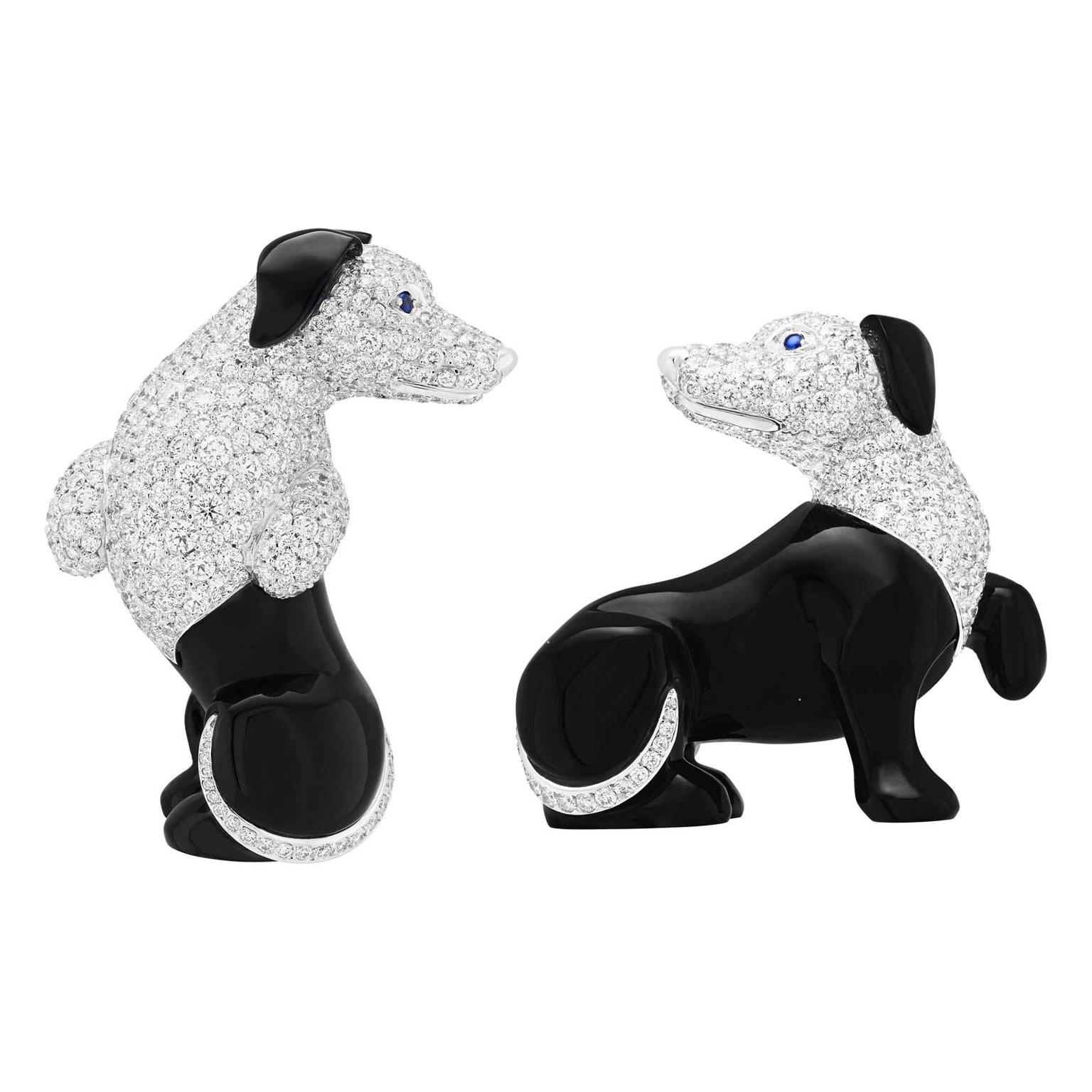 Van Cleef & Arpels Arche de Noe dog broohes