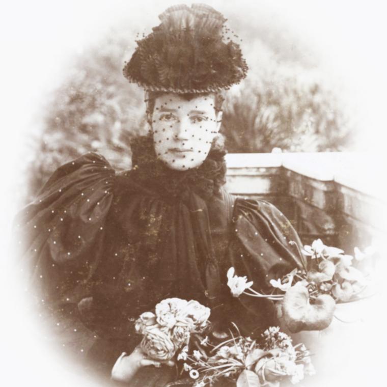 Photograph of Tsarina Maria Feodorvna, a loyal customer of Faberge