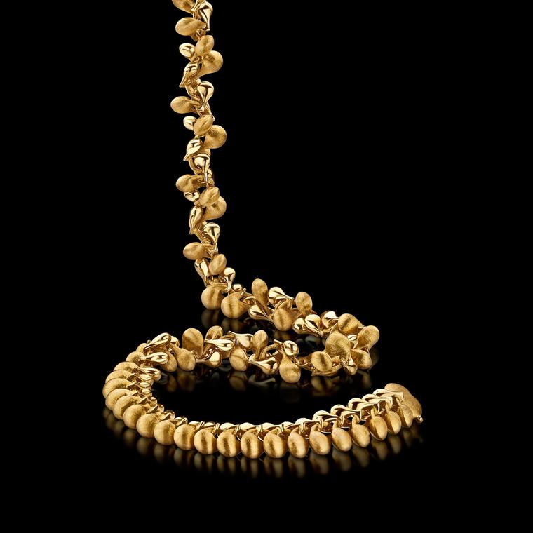 Transformista gold bracelet/necklace
