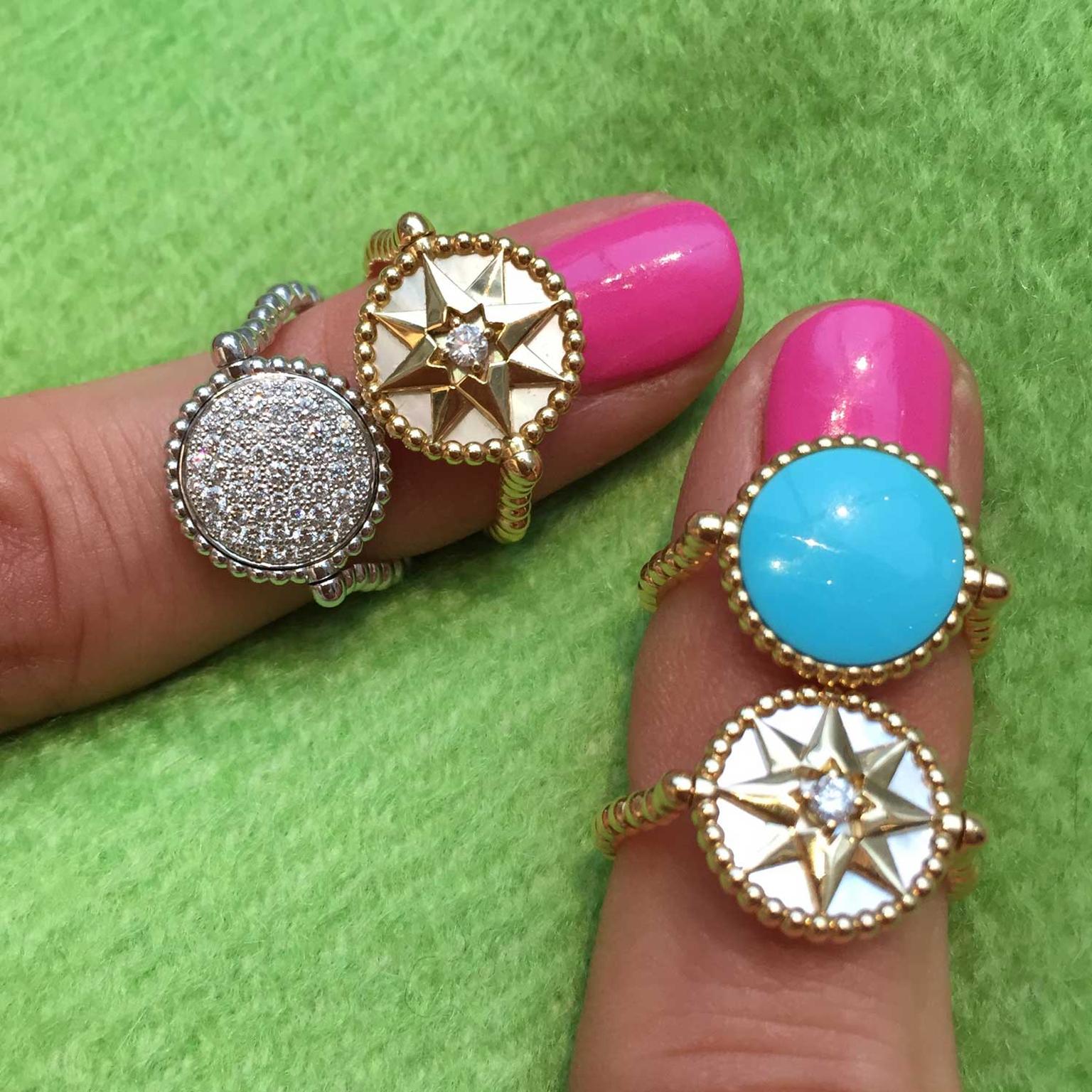 Dior ring rose des vents discount
