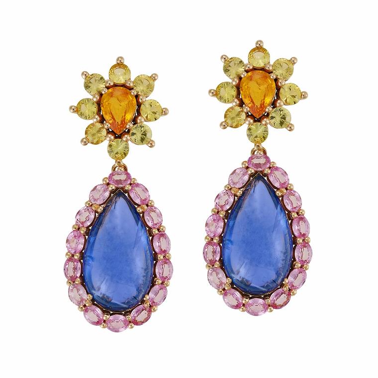 Ileana Makri tanzanite earrings