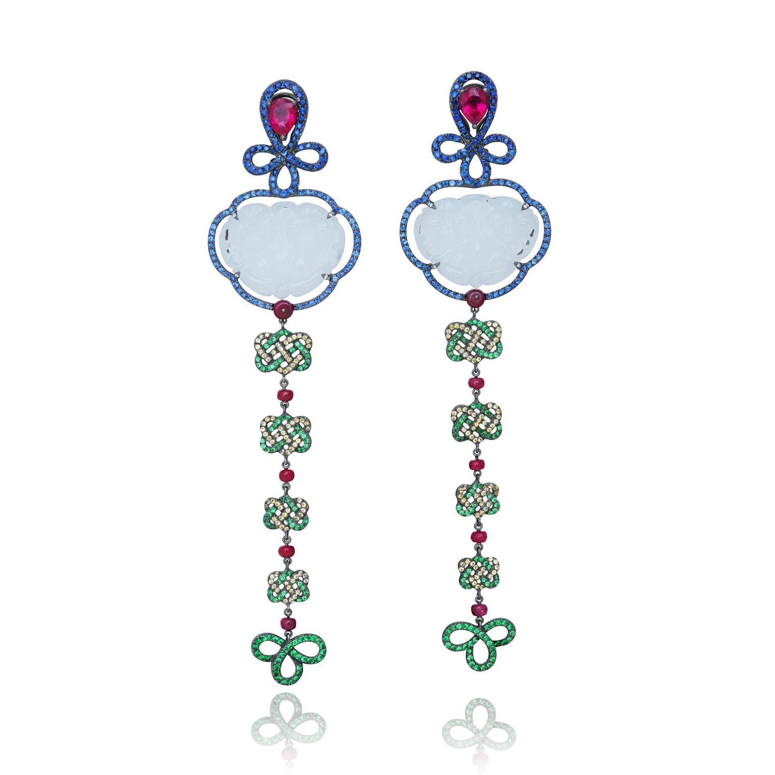 Lydia Courteille Automne a Pekin earrings