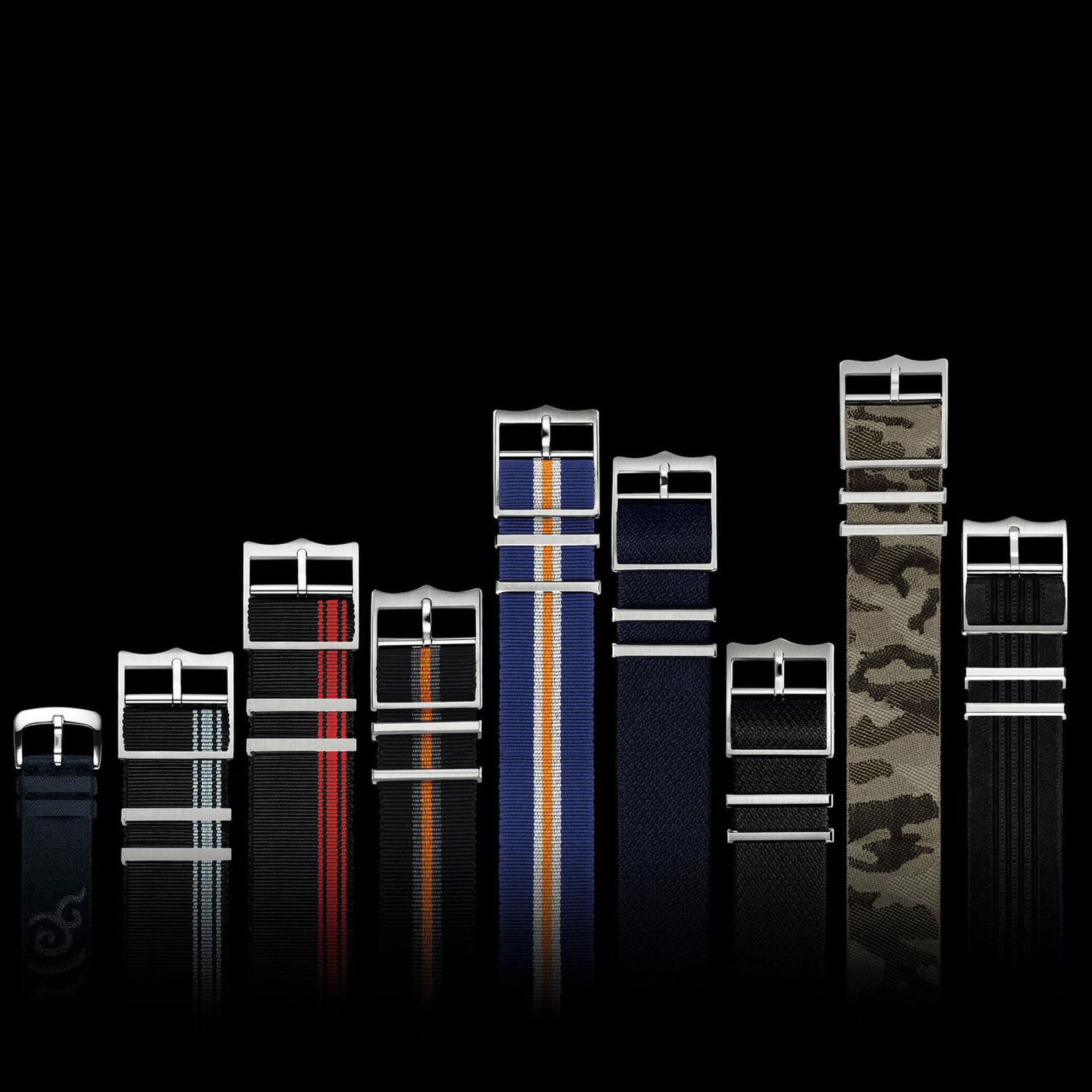 Tudor's range of fabric watch straps