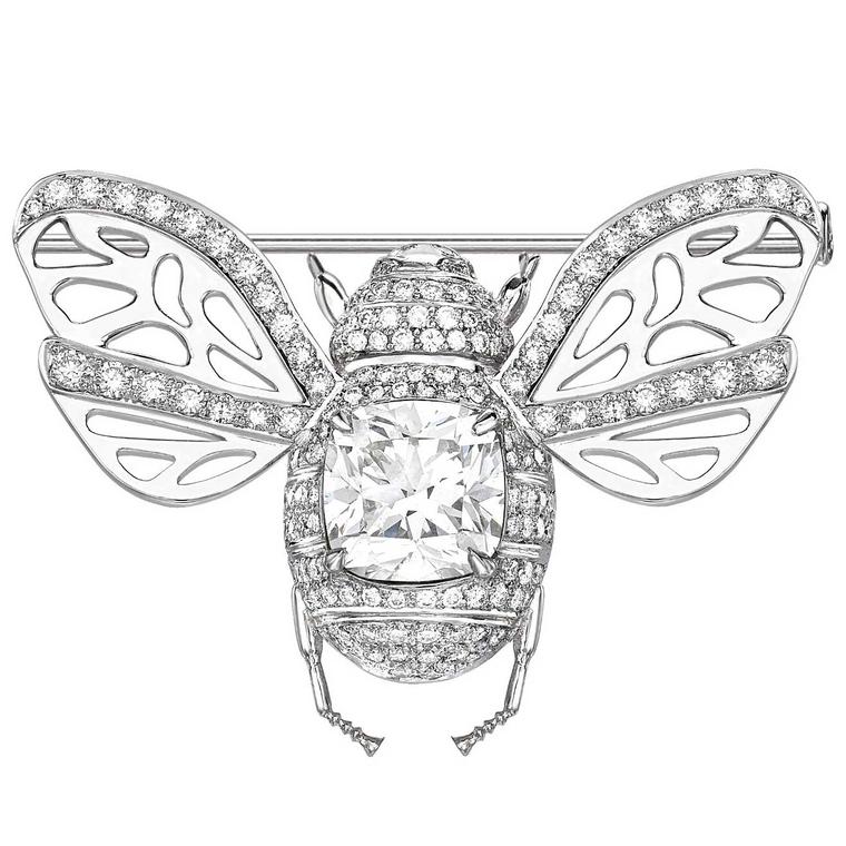 Theo Fennell Forevermark diamond Bee brooch