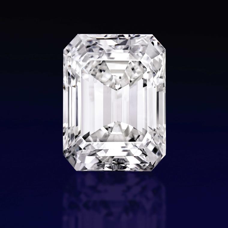Sold in April 2015, the Ultimate Emerald cut is 100.20 carats D colour, but only Internally Flawless. It sold in Sotheby’s New York 21 for US$ 22.1 million or US$220.459 per carat and is the 4th most valuable white diamond ever sold at auction.