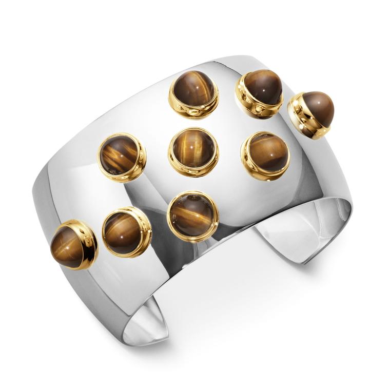 Georg Jensen Michelsen tiger's eye cuff
