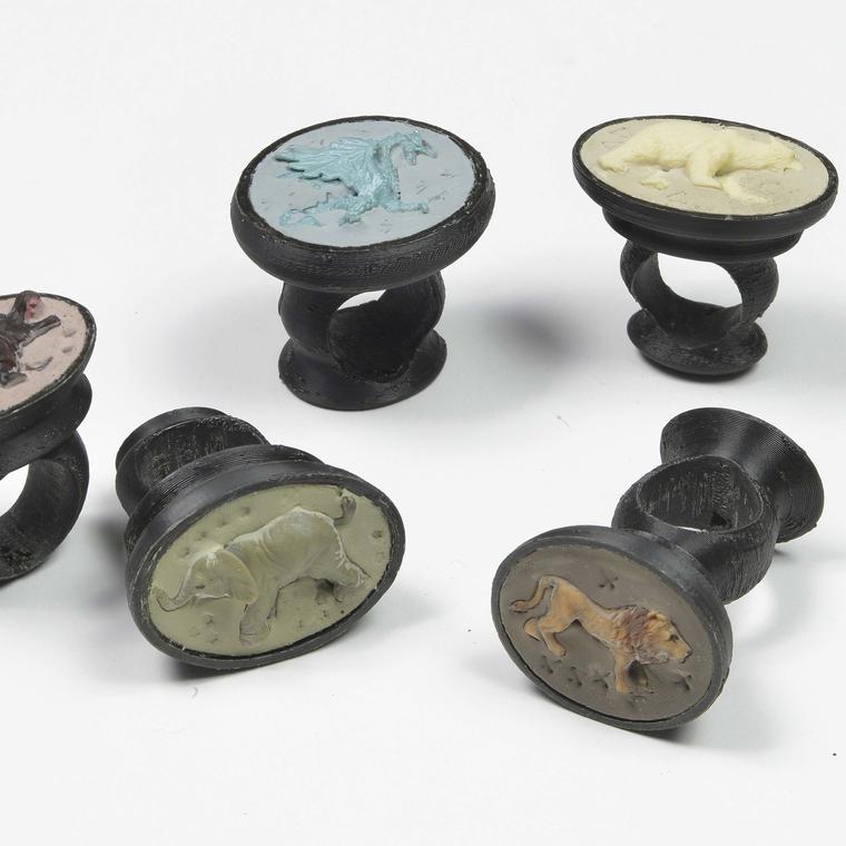 Signet rings design by Yael Friedman