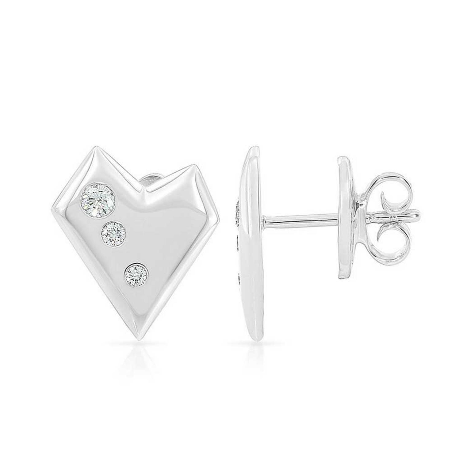 Kat Florence True Romance diamond stud earrings