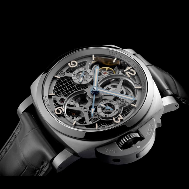 Panerai Lo Scienziato watch - black background