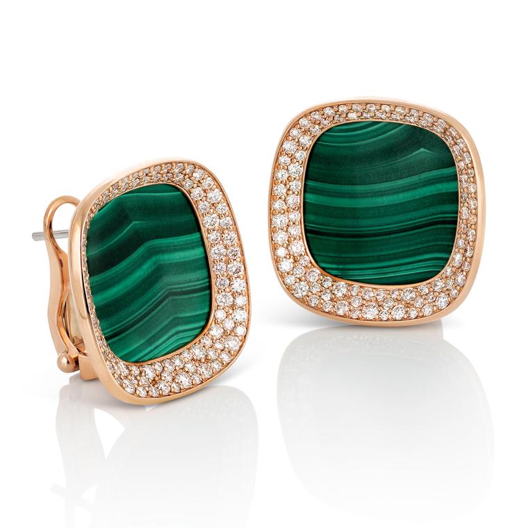 Roberto Coin malachite earrings