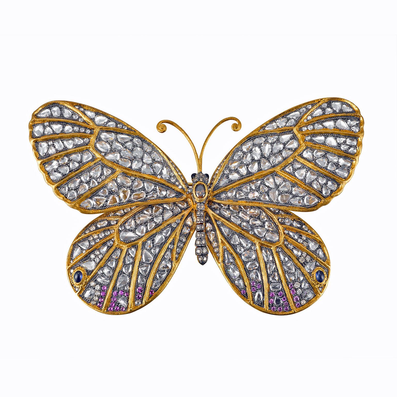 Dickson Yewn butterfly brooch