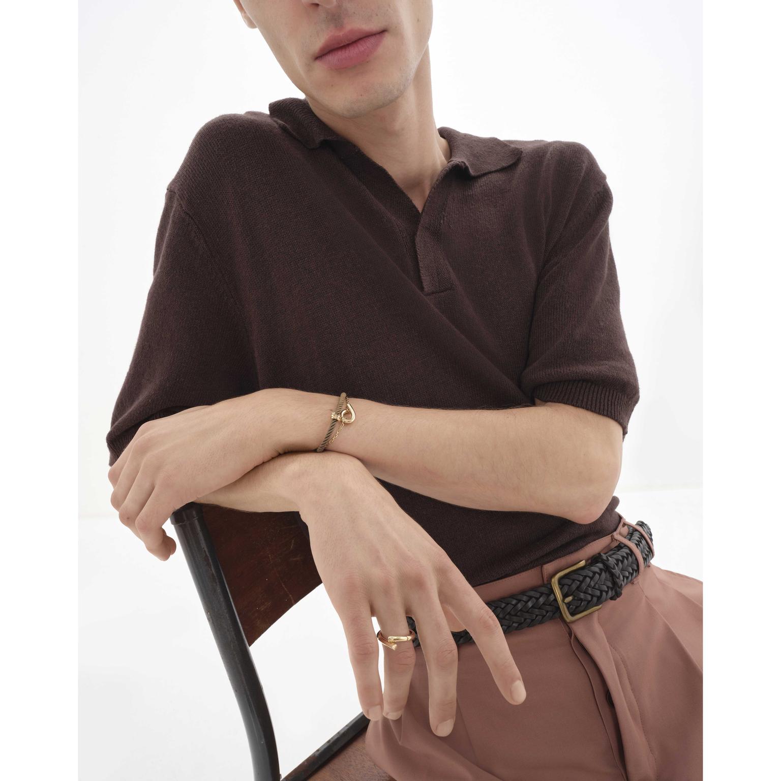 Tabayer Mens jewellery on model