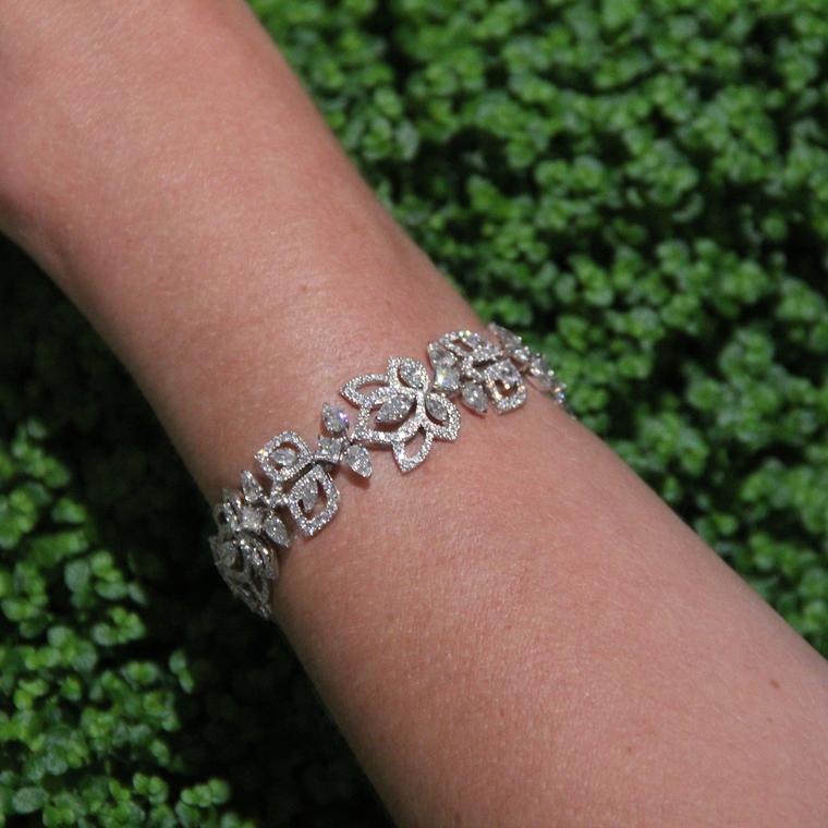 De Beers Flourishing Lotus high jewellery bracelet