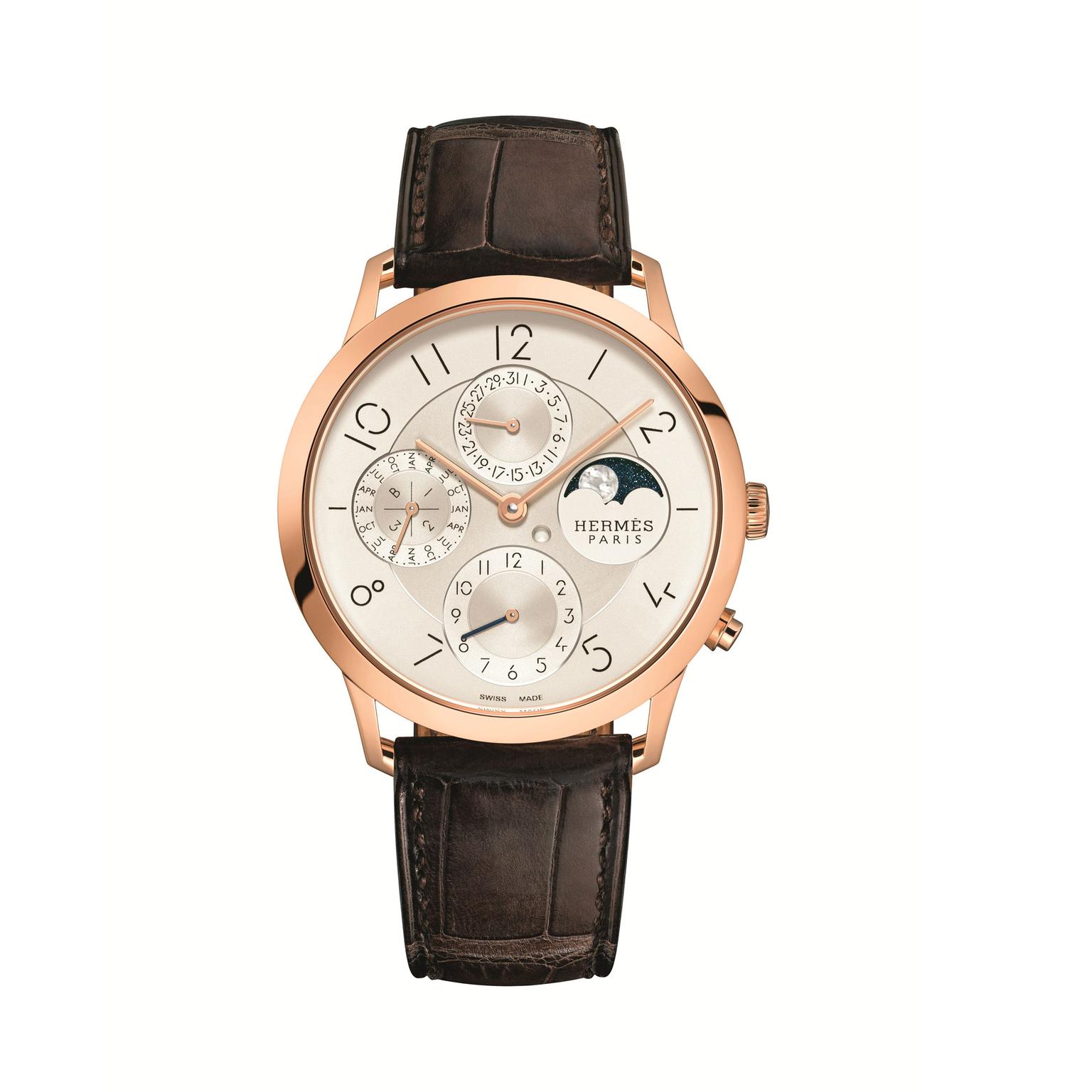 Slim d'Hermes Quantieme Perpetuel watch