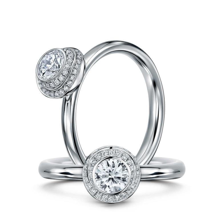 Andrew Geoghegan Clair de Lune diamond engagement ring