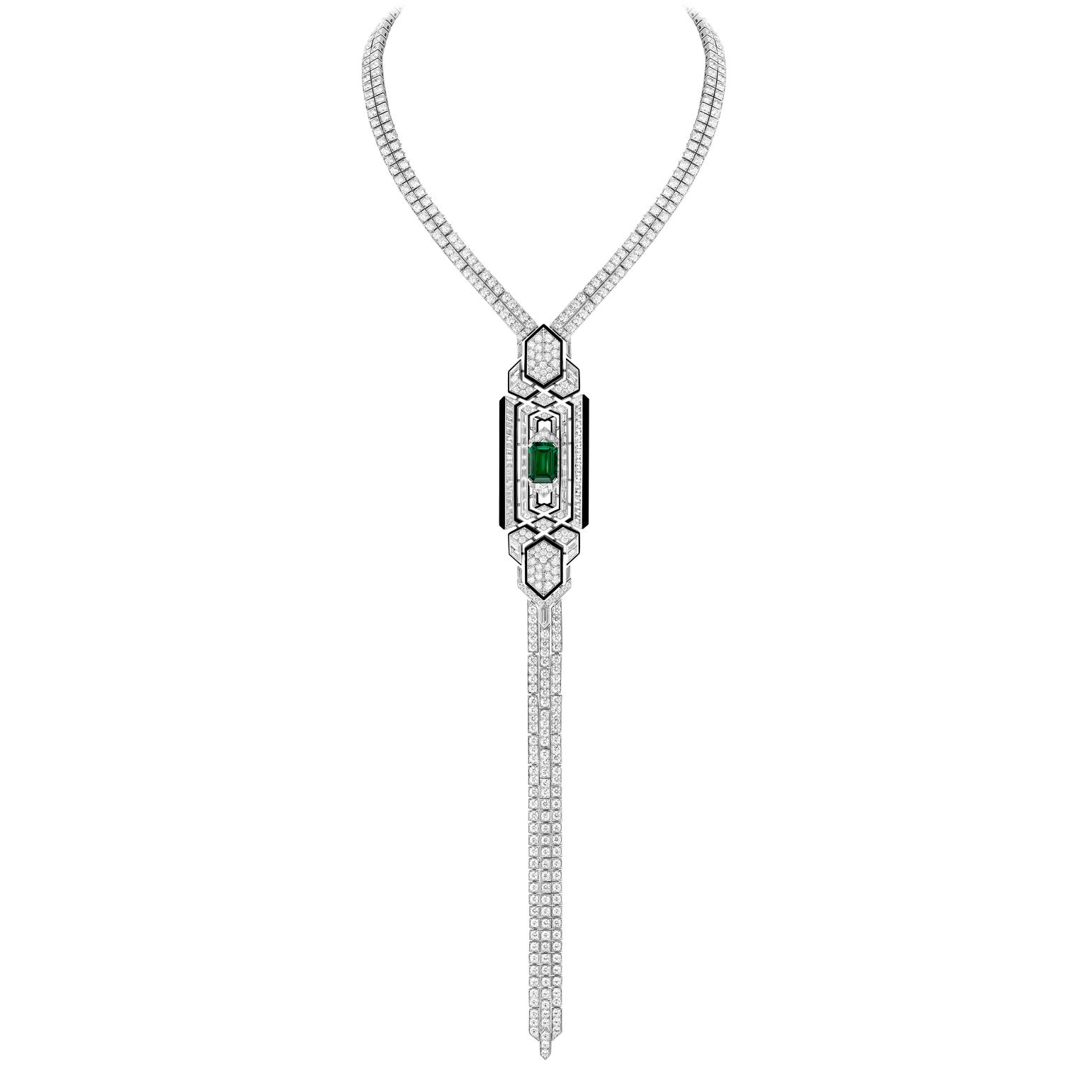 Cravate Emeraude necklace by Boucheron