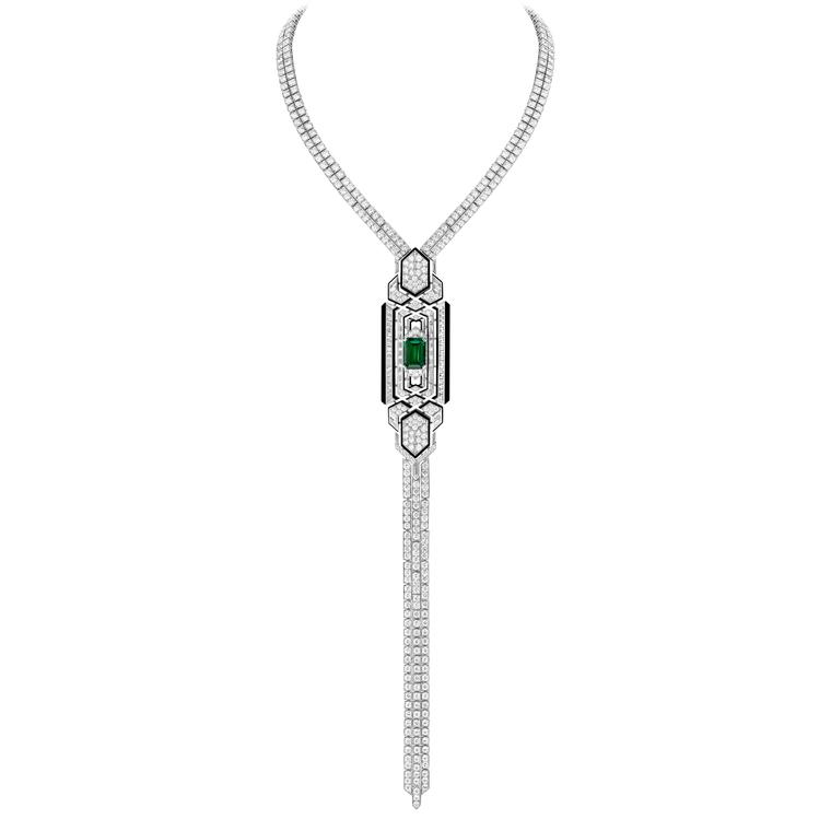 Cravate Emeraude necklace by Boucheron