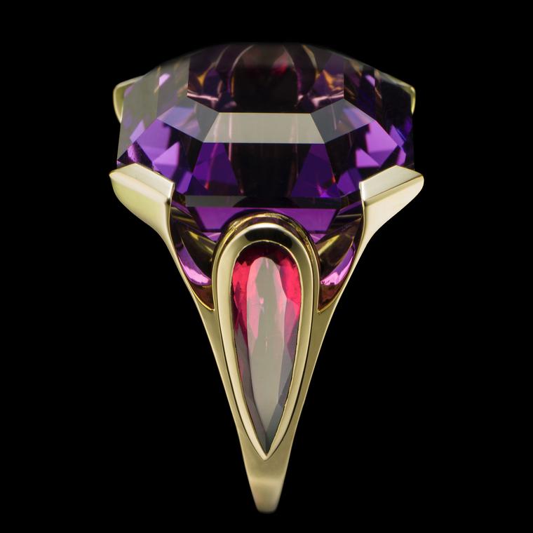 Amazon.com: Oval Cut 13 Carat Deep Purple Amethyst Sterling Silver 925  Handmade Mens Marble Design Ring Amethyst Ring Gift for Him (15.75) :  Handmade Products