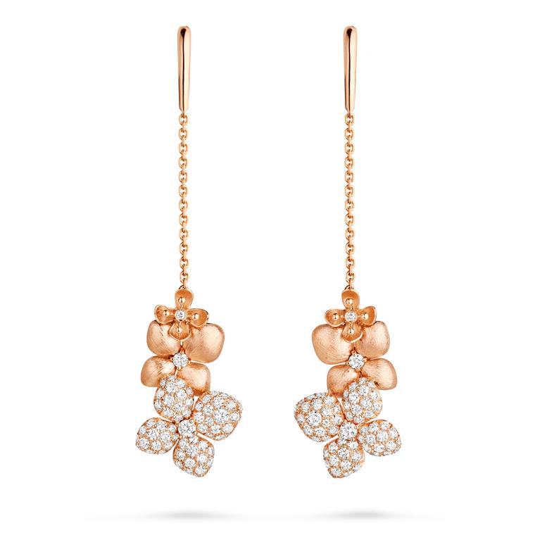 Chaumet Hortensia Astres D'or drop earrings