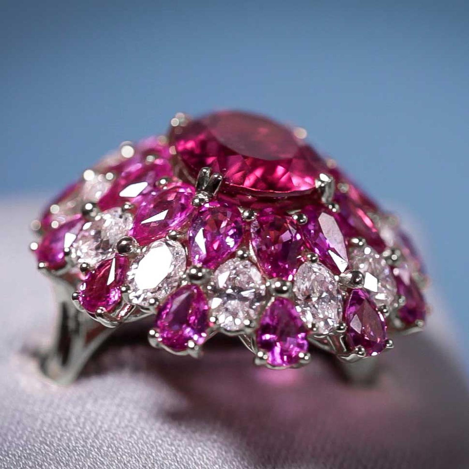 VANLELES Ballerina rubelite ring